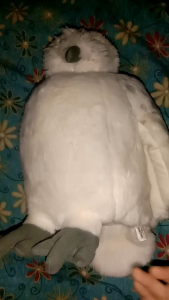 Harry Potter Hedwig Owl Stuffed Toy Puppet Preloved
