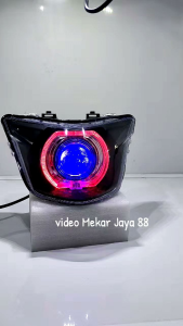 Reflektor Lampu Depan Yamaha Mx King 150 V1 tahun 2015 Custome  Billed Projie BILET ALA ALA