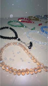 Fatimah Tasbih 33 Butir Crystal Premium Prayer Beads Diamond Blink Mewah Souvenir