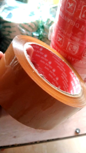 Selotip / Lakban Coklat Perekat Paket Tebal Besar 5 CM P 100 Y