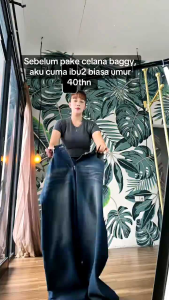 PROMO MURAH CELANA JEANS WANITA GOMBRANG LOOSE JEANS TERBARU BANYAK DICARI GROSIR SANDANG