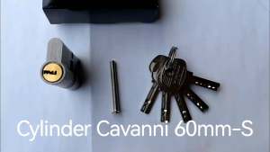 Cylinder Cavanni 60 mm-S (SMALL) / Cylinder Kunci Kecil Cavanni / Cylinder Kunci Tanggung Cavanni