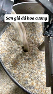 Sơn giả đá hoa cương. Thùng 5 lít. Sơn giả đá dễ thi công tiết kiệm chi phí an toàn sức khỏe. Sơn giả đá hoa cương với hiệu ứng đặc biệt xu hướng thiết kế trang trí mọi không gian