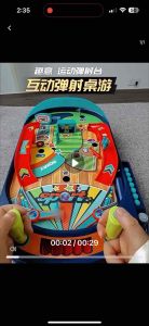 [HeyPop!] Children Pinball Machine Board Games Parent-Child Interactive Shooting Board Game