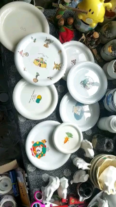 Dĩa rộng vành vintage Gốm sứ nhật 2hand đủ size