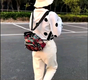 Tas wanita chibao multifungsi motif gajah 1813M