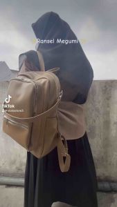 Tas Ransel Wanita Terbaru 2023 Kekinian-Ransel Sekolah Kuliah Kerja Ukuran Besar- Tas Gendong Travelling Korea