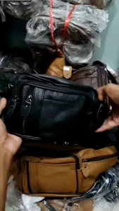 Tas Kulit selempang tas pinggang pria kulit