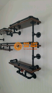 ชั้นติดผนัง 140 cm Pipe Loft style