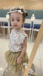 [ 𝗡𝗘𝗪 ] ชุดเซ็ทกระโปรงเด็กผู้หญิงมาใหม่ เสื้อ+กระโปร่ง