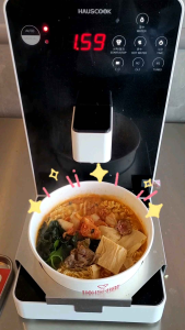HAUSCOOKเครื่องต้มมาม่าเกาหลีอัตโนมัติ 3in1 Multi-Function  ได้รับใบอนุญาต มอก.1641-2552 📝