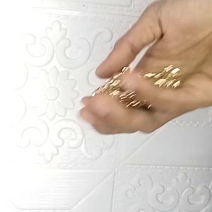 tali tas wanita nikel murah tebal berkualitas/asesoris tas/rantai ulir besi nikel