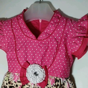 Dress bayi Usia 6 Bulan- 2 Tahun Motif Bunga