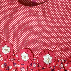 Dress baby Dress bayi Usia 6 Bulan - 2 Tahun Motif Susun Bunga