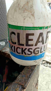 Kicks Glue 250ml Water Based Clear Adhesive for Regluing Basketball Shoes