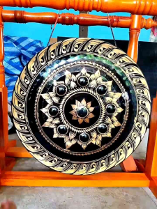 ฆ้อง ขนาด 80 ซม.จูมทอง เสียงดังดี ดังกังวาล #gong80cm.เเถมไม้ตีฟรี เขียนชื่อฟรี