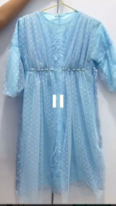 Gamis Anak Perempuan Tanggung JAHWAHA Motif Floral Pilihan Warna Mewah