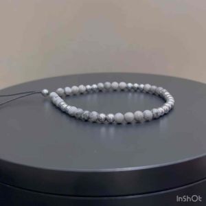 CW Manila - M0rpheus Slider Bracelet - 4mm Map Jasper Micro Stones with Hematite - Semi-precious Adjustable