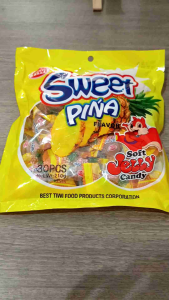 Sweet Pina Pineapple Flavor Soft Jelly Candy 30pieces By Tiwi 210g