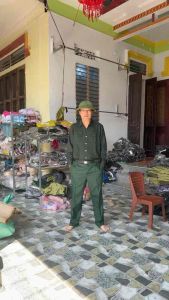 Bộ Quần Áo Cựu Chiến Binh - K08 màu xanh ô lưu