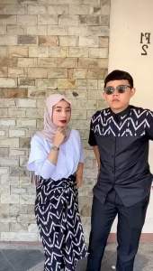 Set Couple Batik Kondangan Senada