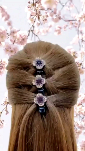 kẹp tóc đính đá kẹp tóc nữ Hàn Quốc dễ thương.