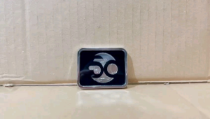 Emblem Logo 50th Anniversary Mobil Universal