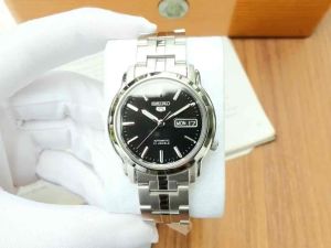 ĐỒNG HỒ NAM CHÍNH HÃNG SEIKO 5 SNKK71K1 Automatic Black Size 38 Phong Cách Tinh Tế và Lãnh Đạo