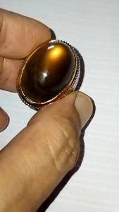 cincin alpaka batu solar aceh (solar kecoa)