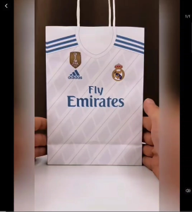 Real Madrid Legend Edition Playing Cards with Storage Tin and Tote Bag Gift Set