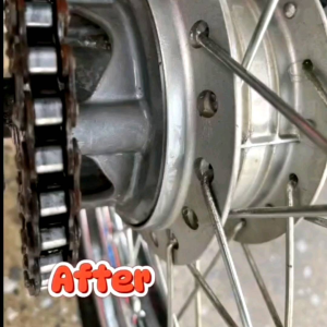 น้ำยาขจัดคราบสนิมบนโครเมี่ยม คราบน้ำบนกระจก