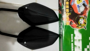 promo termurah spion kaca standar motor yamaha tangai hitam universal buat semua motor yamaha