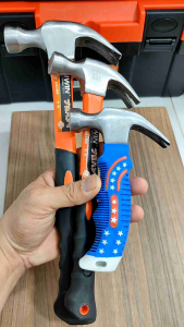 Combo 3 cây búa Nhỏ-Trung-Lớn cán Đỏ-Đen thép đúc nguyên khối