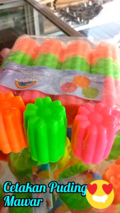 PROMO HARGA ISI 12 BIJI CETAKAN KUE PUTU AYU APEM PUDING LAPIS MOTIF BUNGA MATAHARI BAHAN PLASTIK