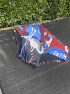 กางเกงว่ายน้ำผช swimwear men bikini บีกินี่ผู้ชาย BALEINE E BIKINI:FLAMINGO Black
