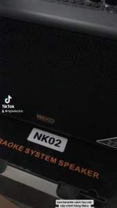 Loa karaoke kê xách tay chính hãng Neko NK02 ( Loa 2 đường tiếng 1 bass 6.5” 1 treble 45W-200W 2 Micro UHF kim loại karaoke chuyên nghiệp)