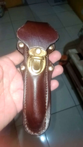 SARUNG PIPA CENTANG 4 TITIK KULIT SAPI ASLI - Lazada