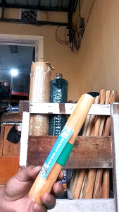 KLEM PUTAR OTOMATIS UNTUK STEL TINGGI / RENDAH NYA TANAMAN SAWIT BAHAN TERBUAT DARI KAYU KAPINIS KERAS KUALITAS SANGAT BAGUS DENGAN UKURAN (KARA HIJAU BER DIAMETER 7 CM)