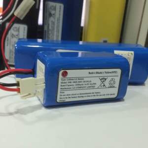 PIN LG 3500mAh (CHÍNH HÃNG BH 6 THÁNG) NÂNG CẤP CHO ROBOT HÚT BỤI SSAKS C100C200 (pin gốc 2500mah)