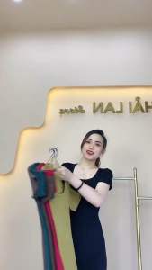 Đầm thun gân ôm body cổ vuông dáng dài xoè nhẹ tôn dáng (Đ1)