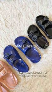 SHOES BY TIRA jelly glitter velcro kids/jelly shoes kids/sandal anak import/sandal anak karet/sandal sepatu anak jelly/jelly shoes kids/sepatu sandal slippers/sepatu sandal couple mom and kids