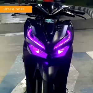 Stiker Skotlet Motor Hitam Doff Premium