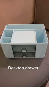 READY STOCK DESKTOP PENCIL HOLDER /MULTI COLOR / MULTI-COMPARTMENT DRAWER/ LARGE CAPACITY/ STATIONERY OFFICE USAGE