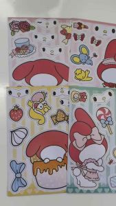Set 8 sticker melody bạn nhỏ nào cũng mê