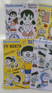 Set 6 sticker Doremon hoạt hình