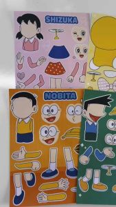 Set6 sticker nhân vật hoạt hình Doremon vui nhộn