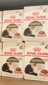 12 Pouches Gravy Royal Canin cat Feline Pouch Ageing 12+ 85g x 12