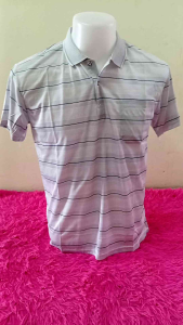 เสื้อยึดโปโลคอปกสำหรับคุณพ่อคุณผู้ชายสีทูโทน