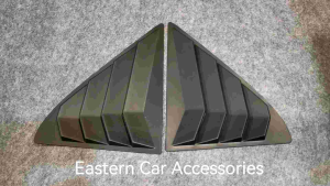PROTON Wira / Aeroback Rear Side Mustang Style Window Triangle Mirror Cover Protector Casing