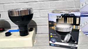 LUXCO LED PAR30 35W E27 PUTIH / WARM WHITE 3000K LAMPU SOROT SNI BERGARANSI 1 TAHUN BAGUS KUALITAS TERBAIK